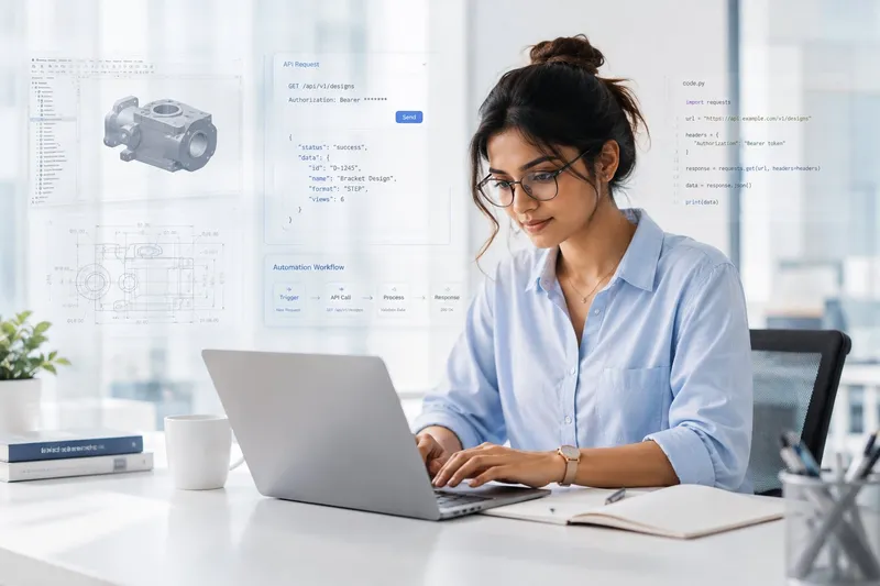 A learner working through a course on a laptop