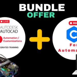 AutoCAD API Automation/Customization (Live) + C# For Automation (Rec)