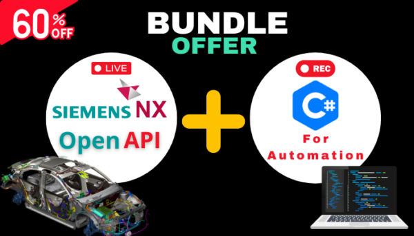 NX Open API (Live)+ C# For Automation (Rec)