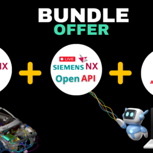 UGNX Design (Advanced -Live) + NX Open API (Live) + C# For Automation (Rec)